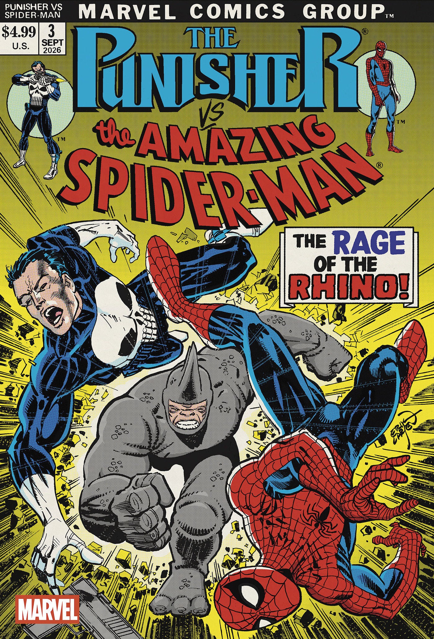 Punisher vs. Spider-Man #3 Erik Larsen Variant | L.A. Mood Comics and Games