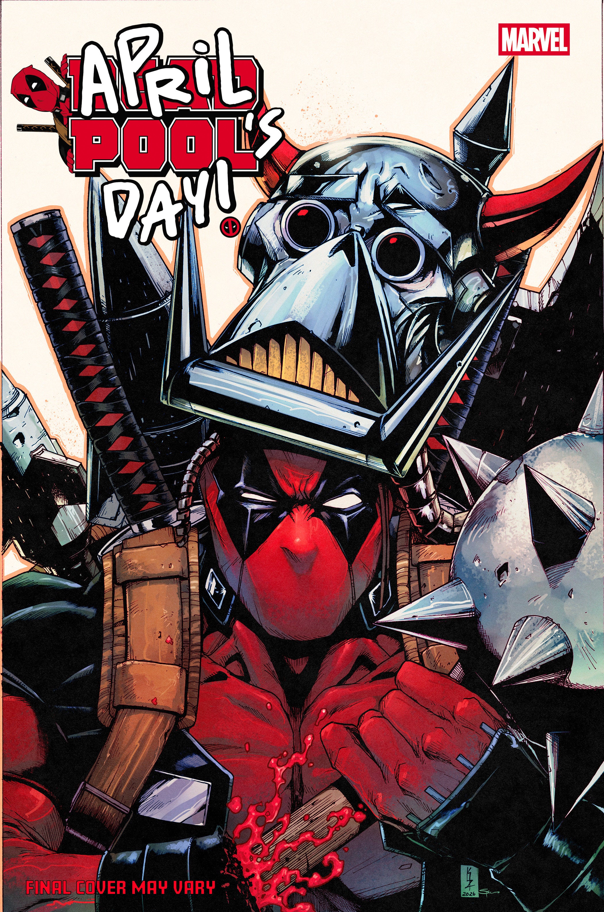 Deadpool: April Pool's Day #1 Kei Zama Death's Head Variant | L.A. Mood Comics and Games
