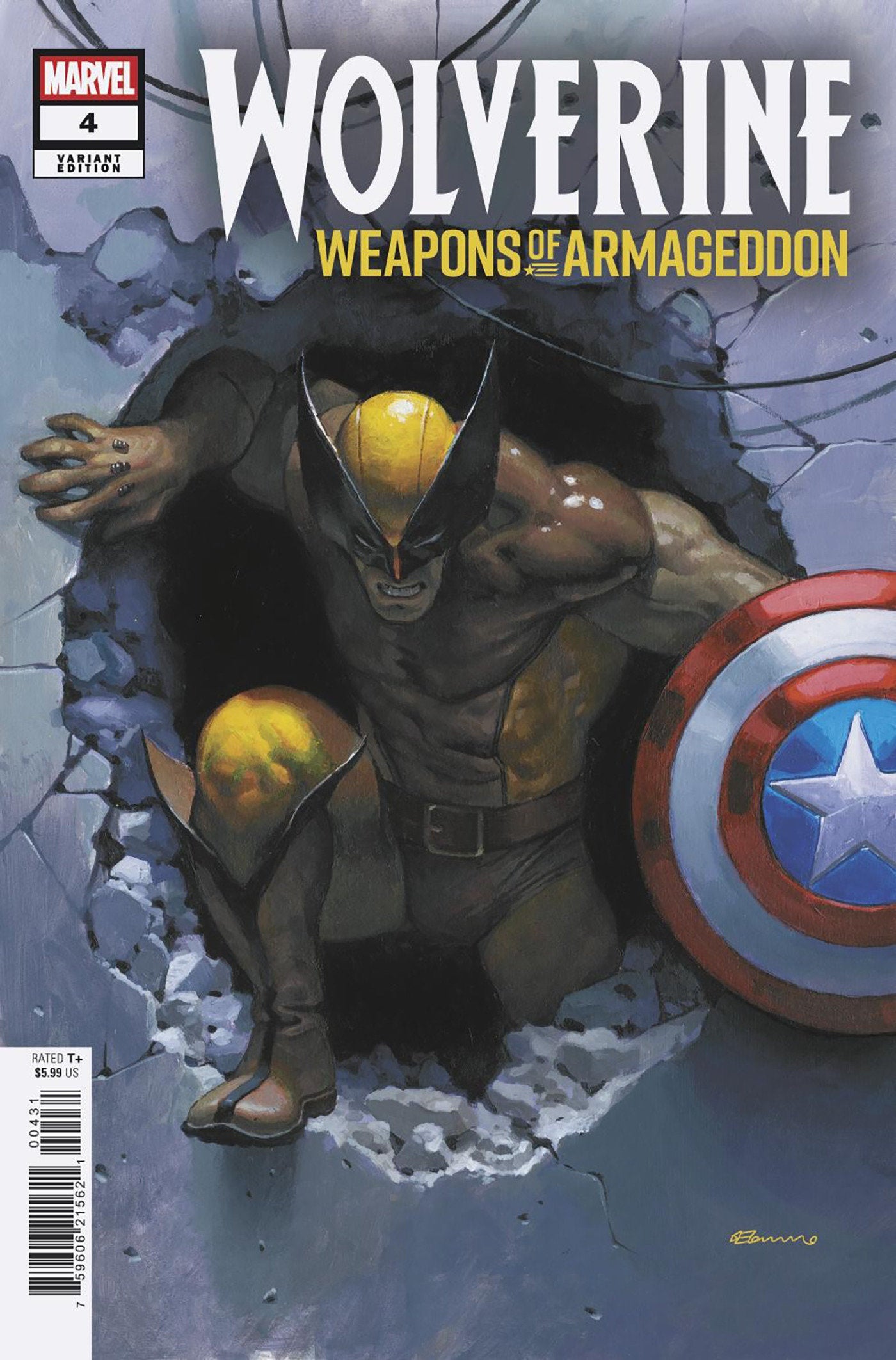 Wolverine: Weapons Of Armageddon #4 Fabrizio De Tommaso Variant | L.A. Mood Comics and Games