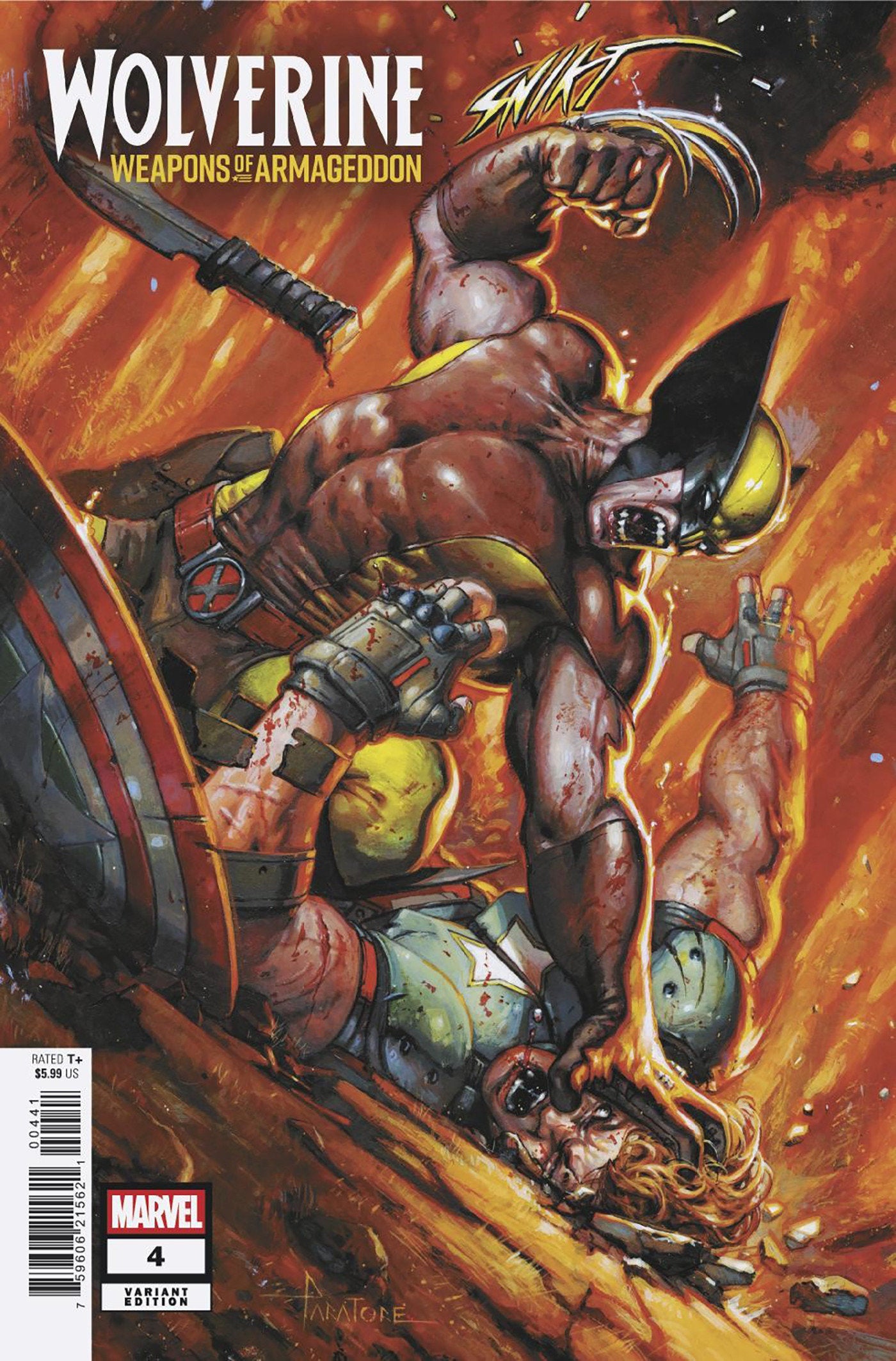 Wolverine: Weapons Of Armageddon #4 Davide Paratore Variant | L.A. Mood Comics and Games