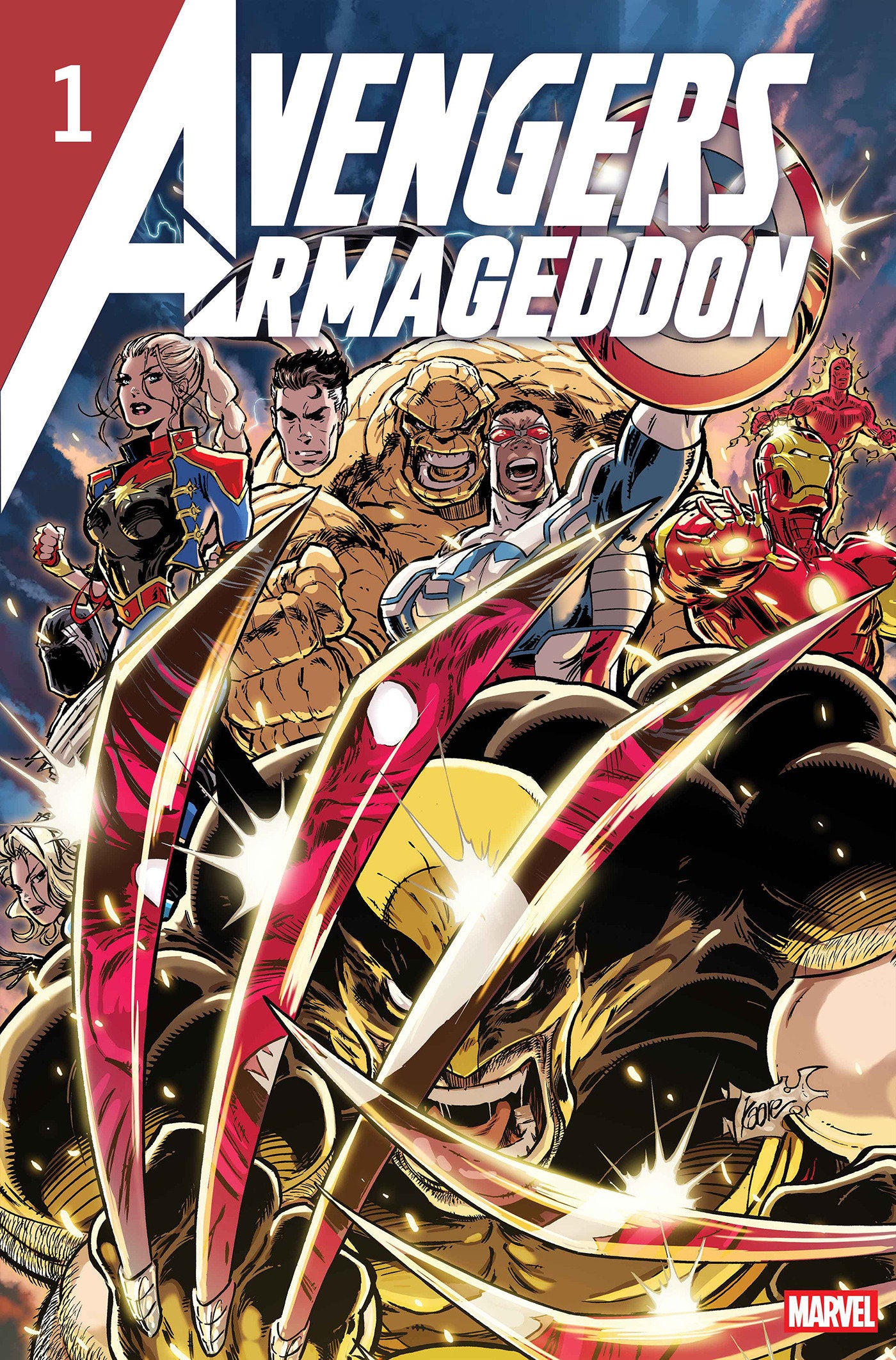 Avengers: Armageddon #1 Kaare Andrews Foil Variant | L.A. Mood Comics and Games