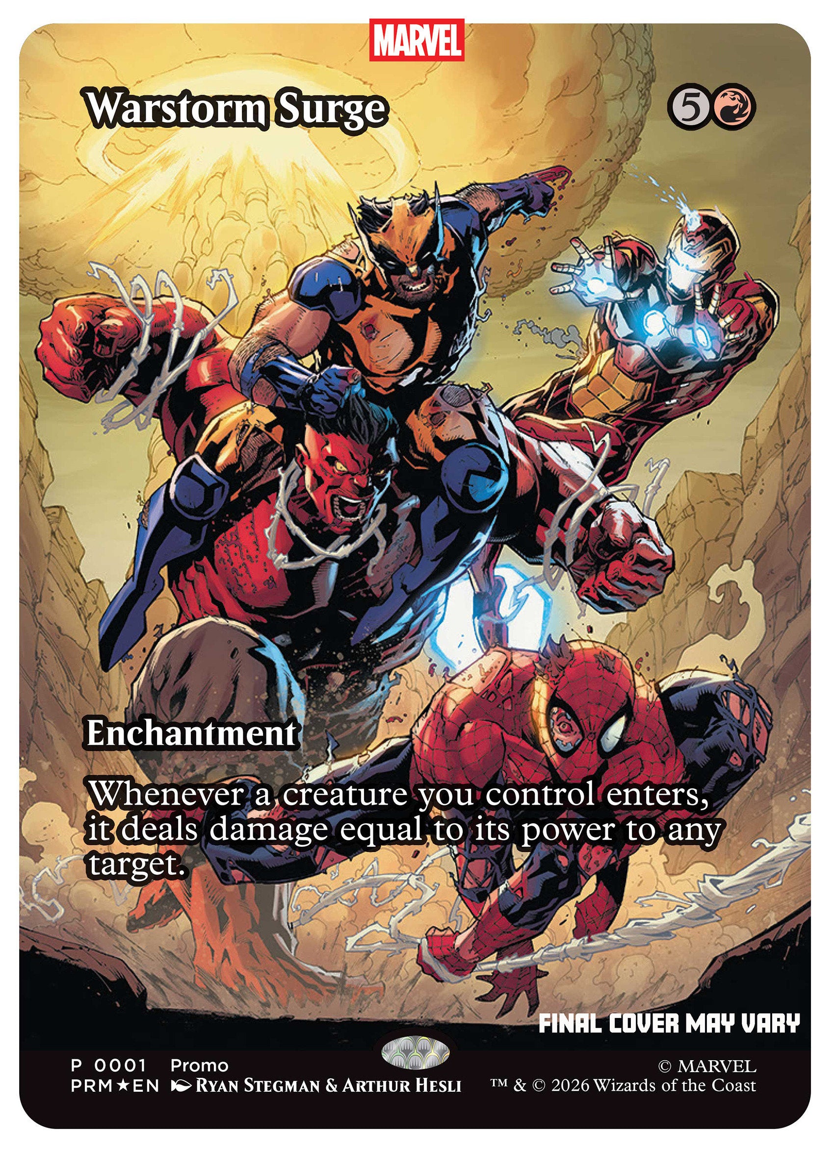 Avengers: Armageddon #1 Ryan Stegman Magic: The Gathering Variant | L.A. Mood Comics and Games