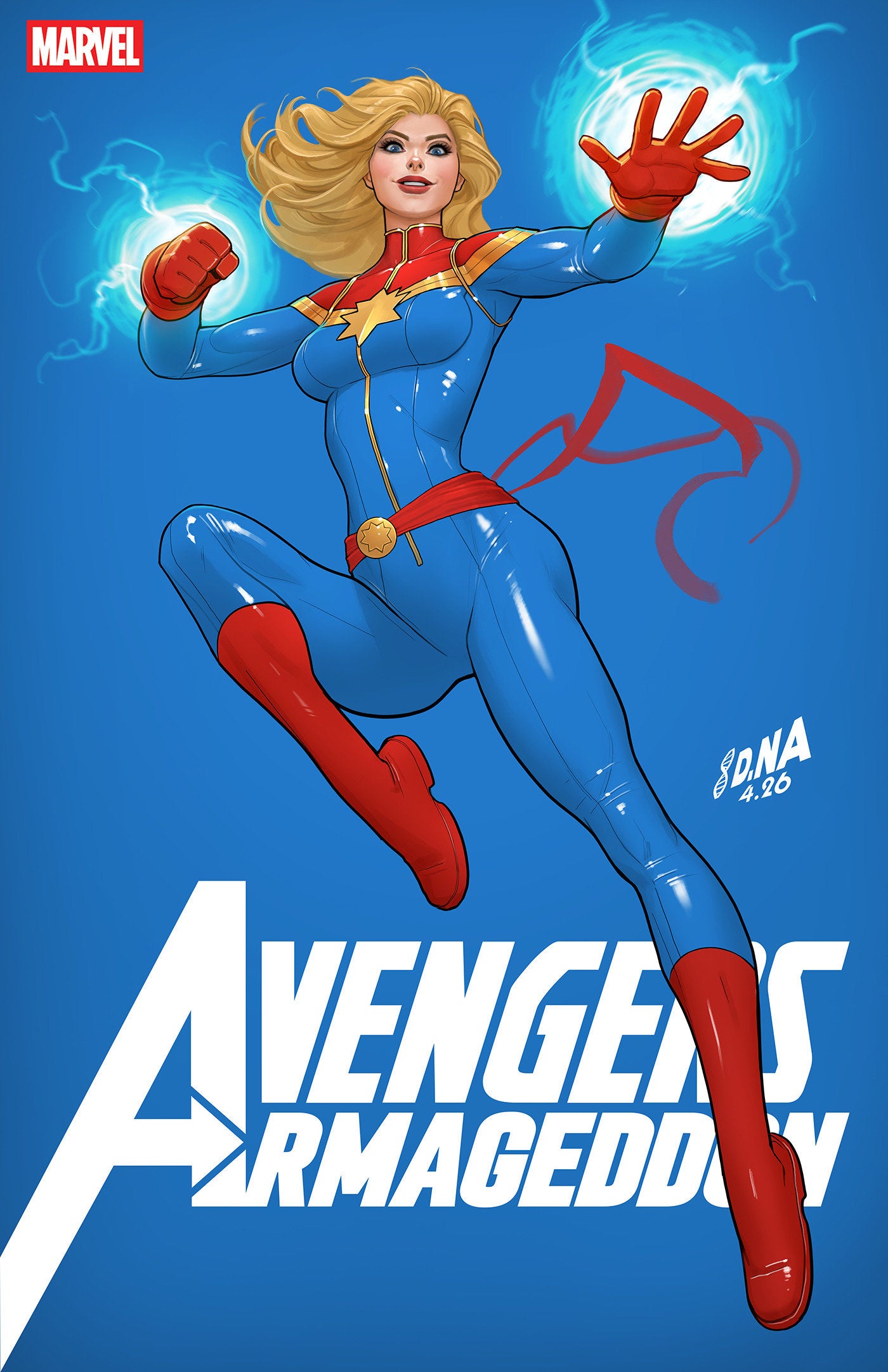 Avengers: Armageddon #2 David Nakayama Color Block Blue Variant | L.A. Mood Comics and Games