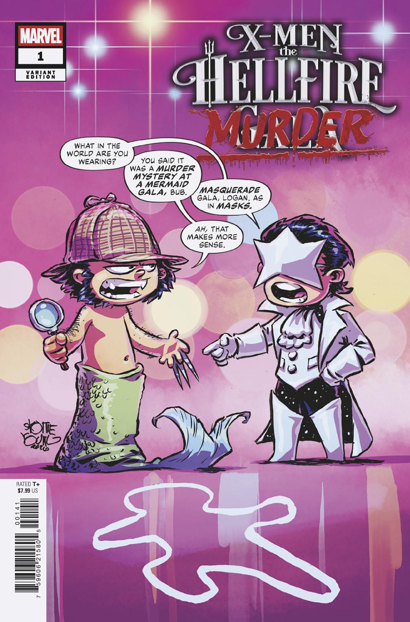 X-Men: The Hellfire Murder #1 Skottie Young Variant | L.A. Mood Comics and Games