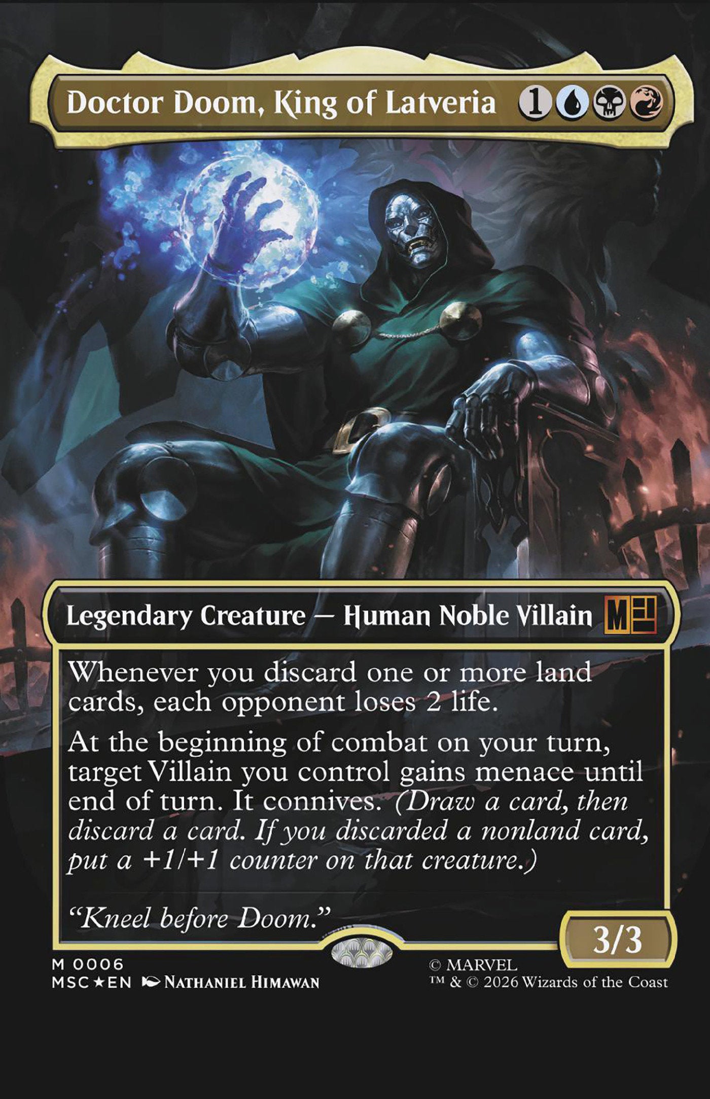 Doomquest #2 Classified Artist Magic: The Gathering Variant | L.A. Mood Comics and Games