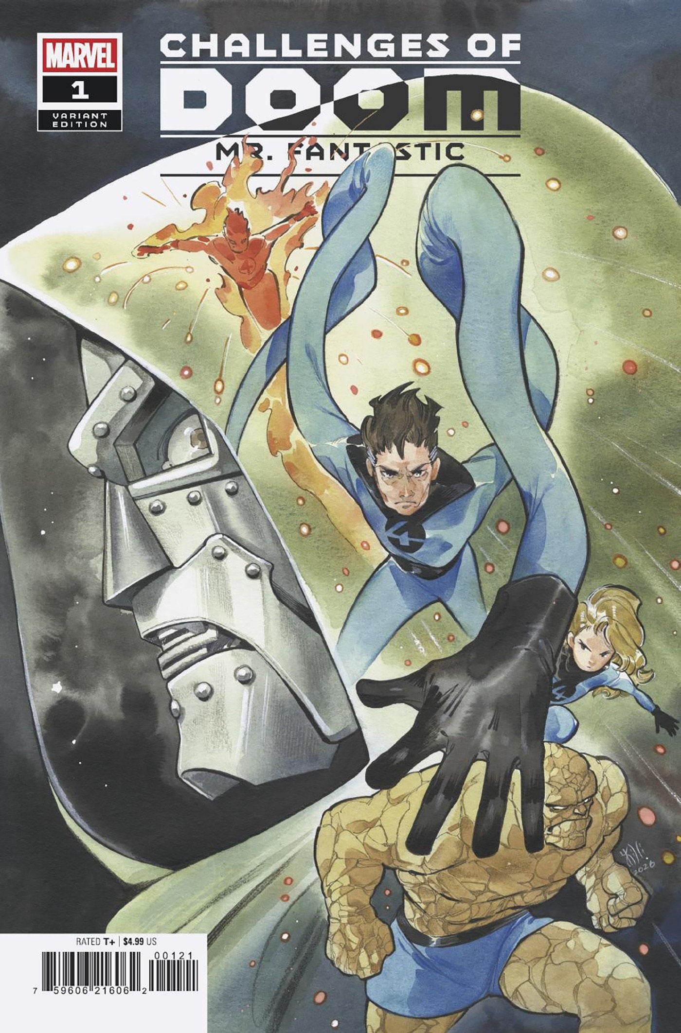 Challenges Of Doom: Mr. Fantastic #1 Peach Momoko Variant | L.A. Mood Comics and Games