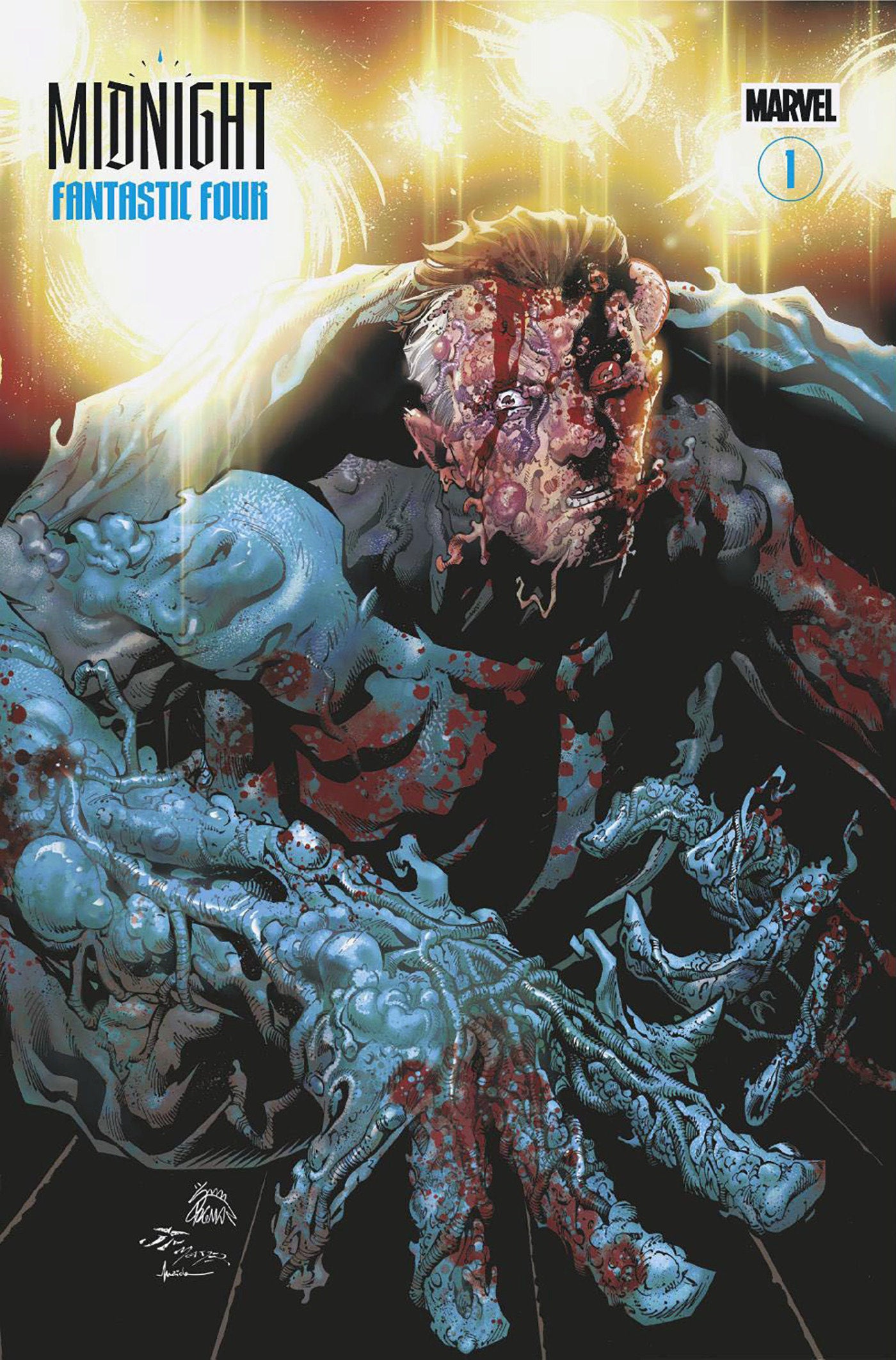 Midnight Fantastic Four #1 Cover B Ryan Stegman Midnight Bloodbath Variant | L.A. Mood Comics and Games