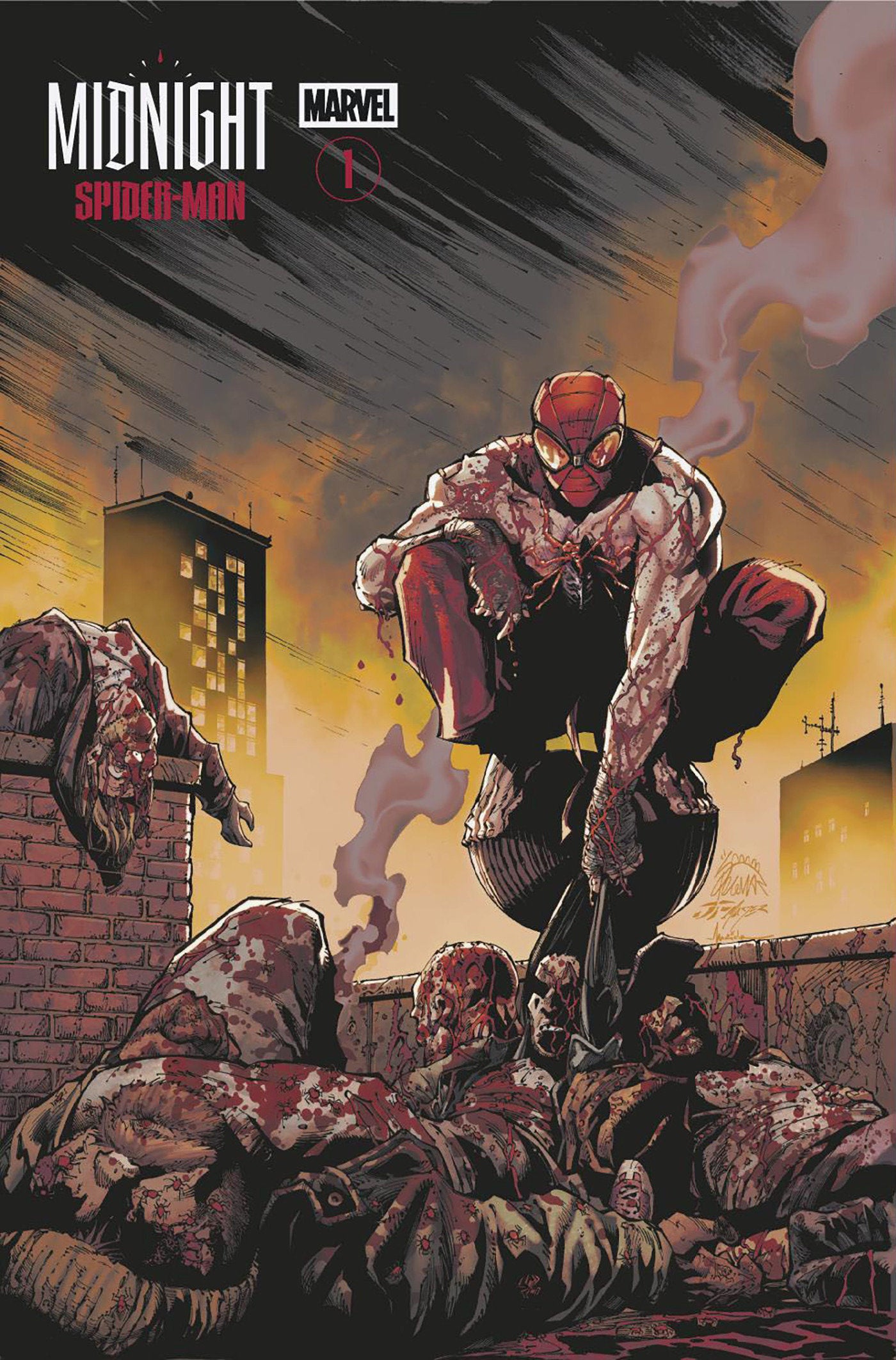 Midnight Spider-Man #1 Cover B Ryan Stegman Midnight Bloodbath Variant | L.A. Mood Comics and Games