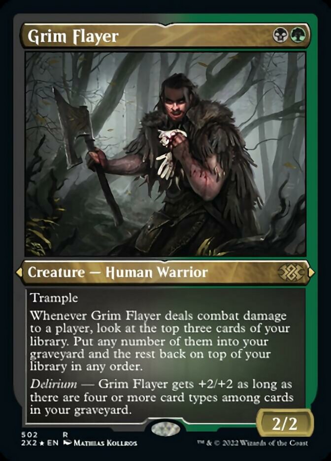 Grim Flayer (Foil Etched) [Double Masters 2022] | L.A. Mood Comics and Games