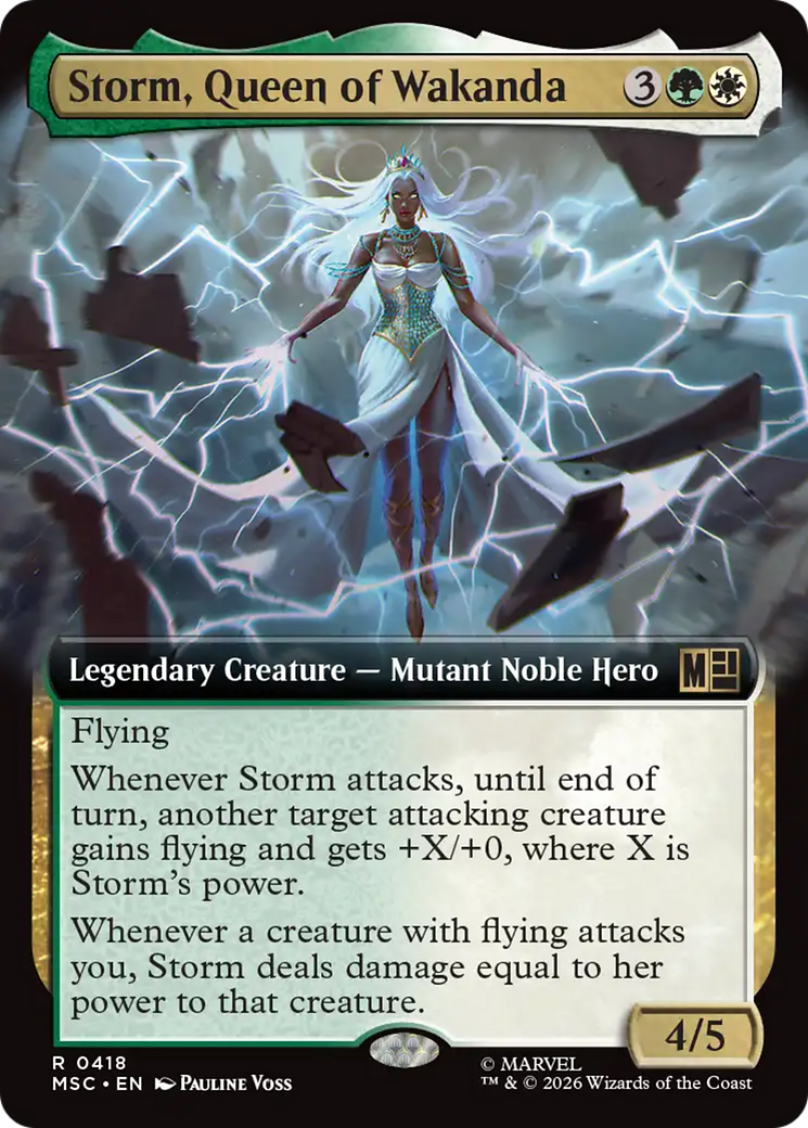 Storm, Queen of Wakanda (Extended Art) [Marvel Super Heroes Commander] | L.A. Mood Comics and Games