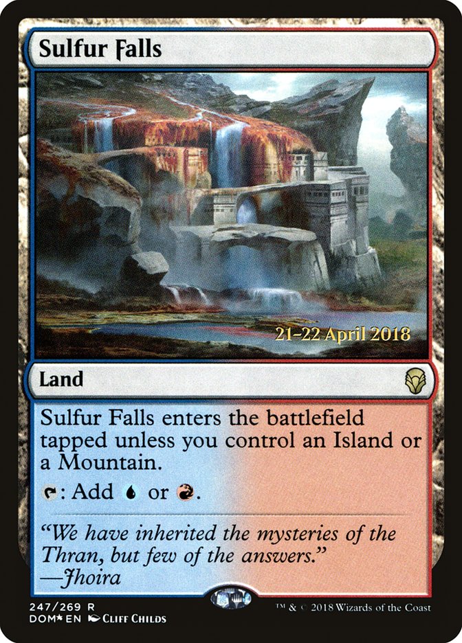 Sulfur Falls [Dominaria Prerelease Promos] | L.A. Mood Comics and Games