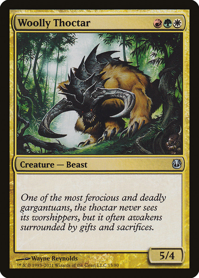Woolly Thoctar [Duel Decks: Ajani vs. Nicol Bolas] | L.A. Mood Comics and Games