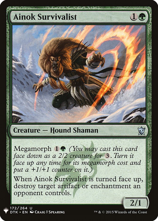 Ainok Survivalist [Mystery Booster] | L.A. Mood Comics and Games