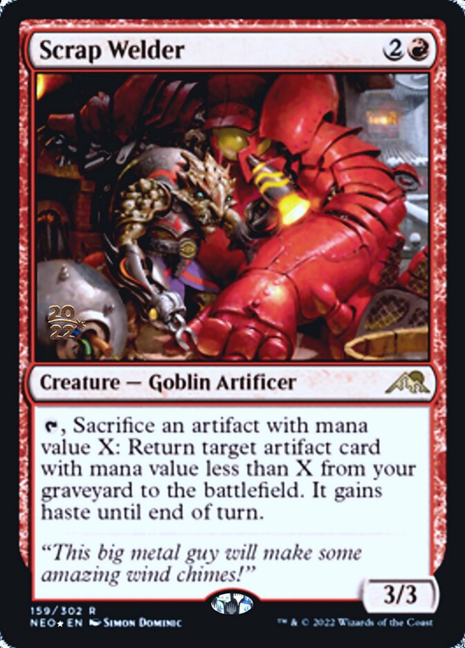 Scrap Welder [Kamigawa: Neon Dynasty Prerelease Promos] | L.A. Mood Comics and Games