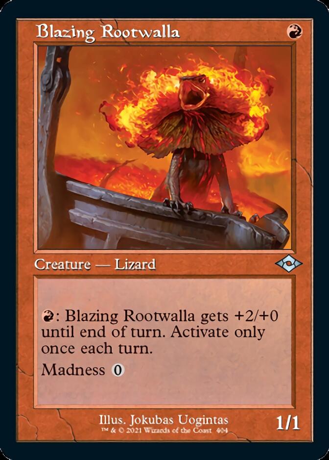 Blazing Rootwalla (Retro) [Modern Horizons 2] | L.A. Mood Comics and Games