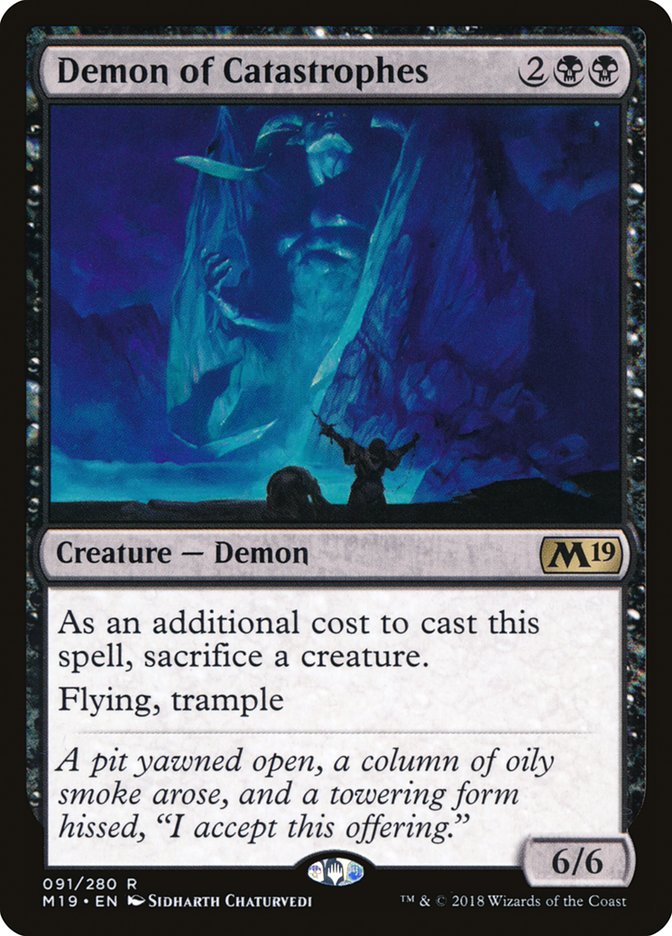 Demon of Catastrophes [Core Set 2019] | L.A. Mood Comics and Games