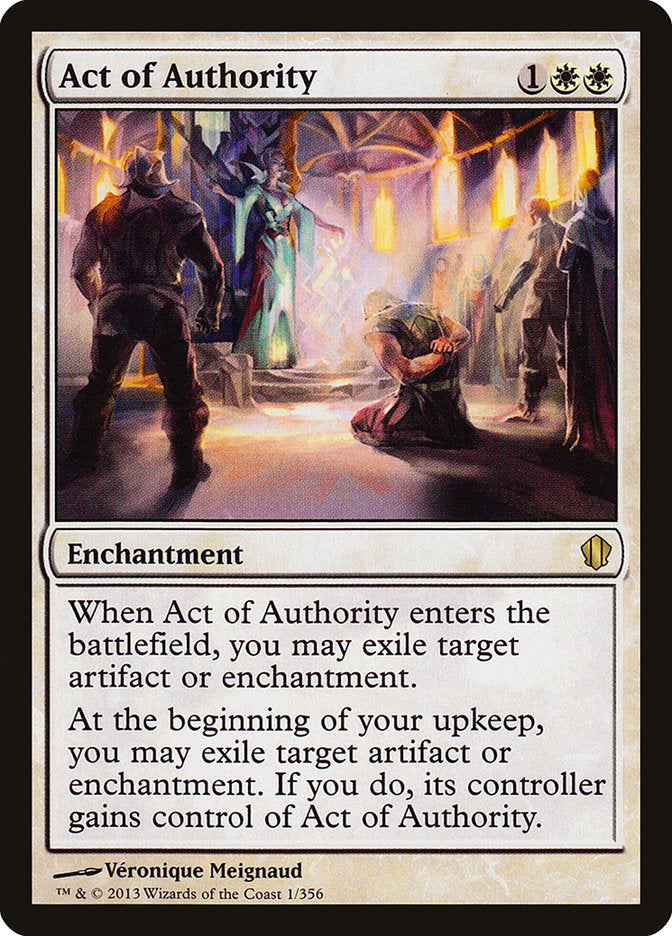 Act of Authority [Commander 2013] | L.A. Mood Comics and Games