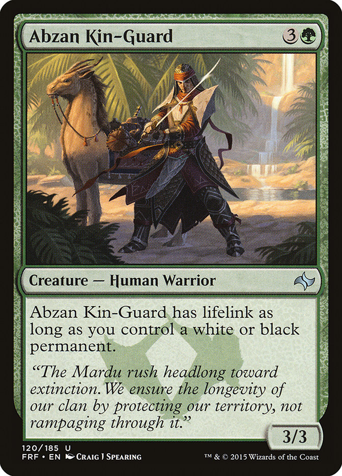 Abzan Kin-Guard [Fate Reforged] | L.A. Mood Comics and Games