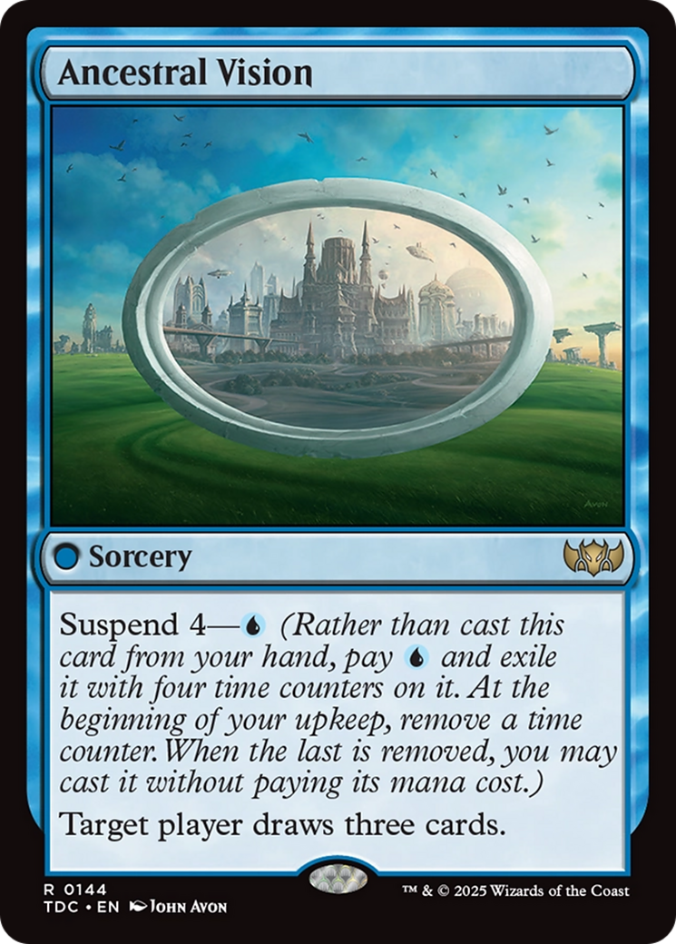 Ancestral Vision [Tarkir: Dragonstorm Commander] | L.A. Mood Comics and Games