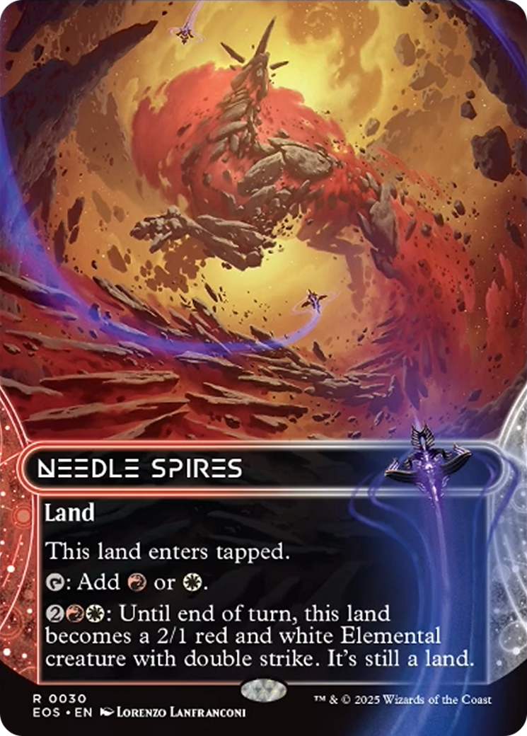 Needle Spires (0030) (Borderless) [Edge of Eternities: Stellar Sights] | L.A. Mood Comics and Games