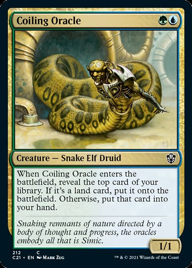 Coiling Oracle [Commander 2021] | L.A. Mood Comics and Games