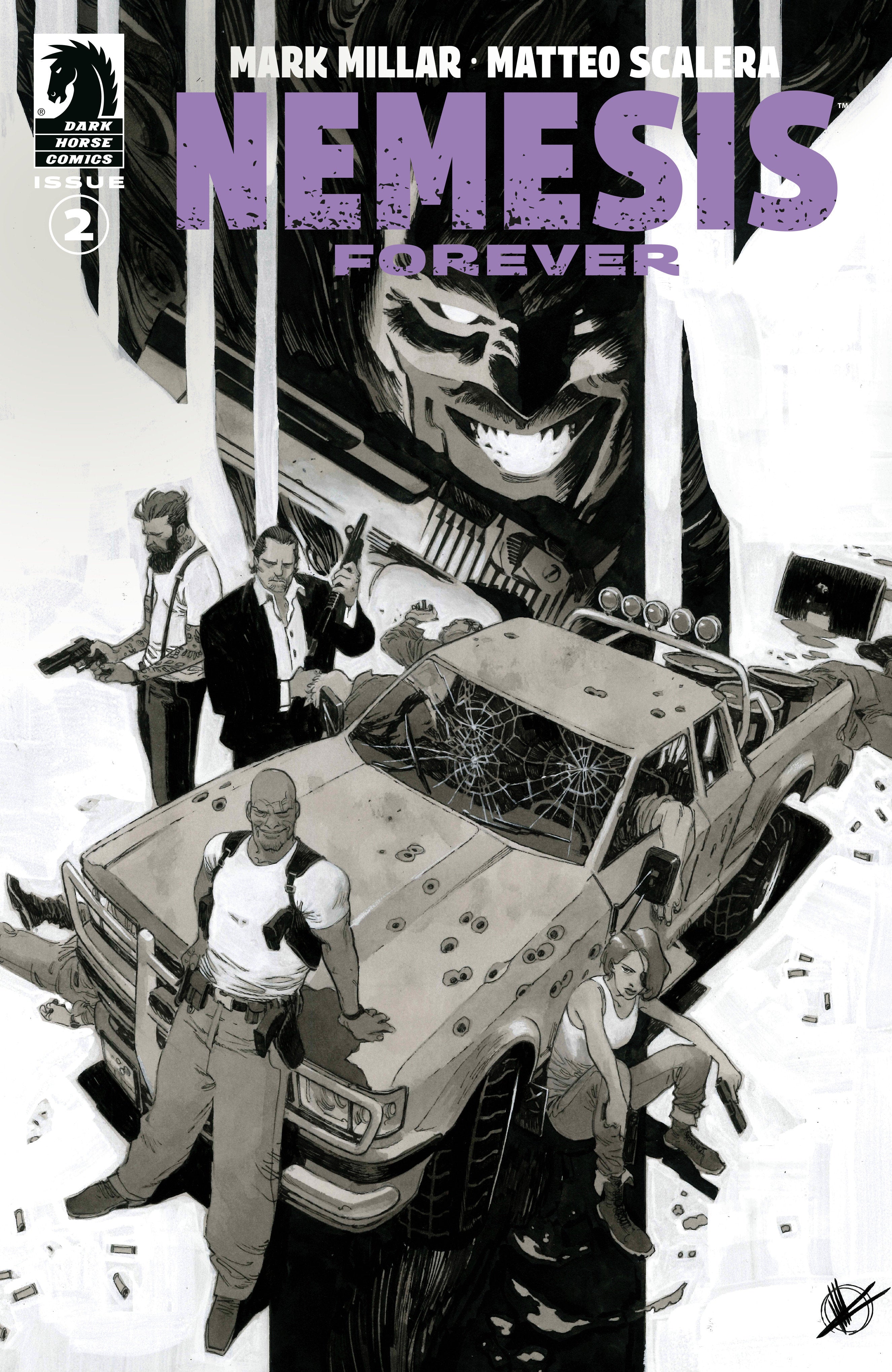 Nemesis Forever #2 (Cover B) (Black & White) (Matteo Scalera) | L.A. Mood Comics and Games