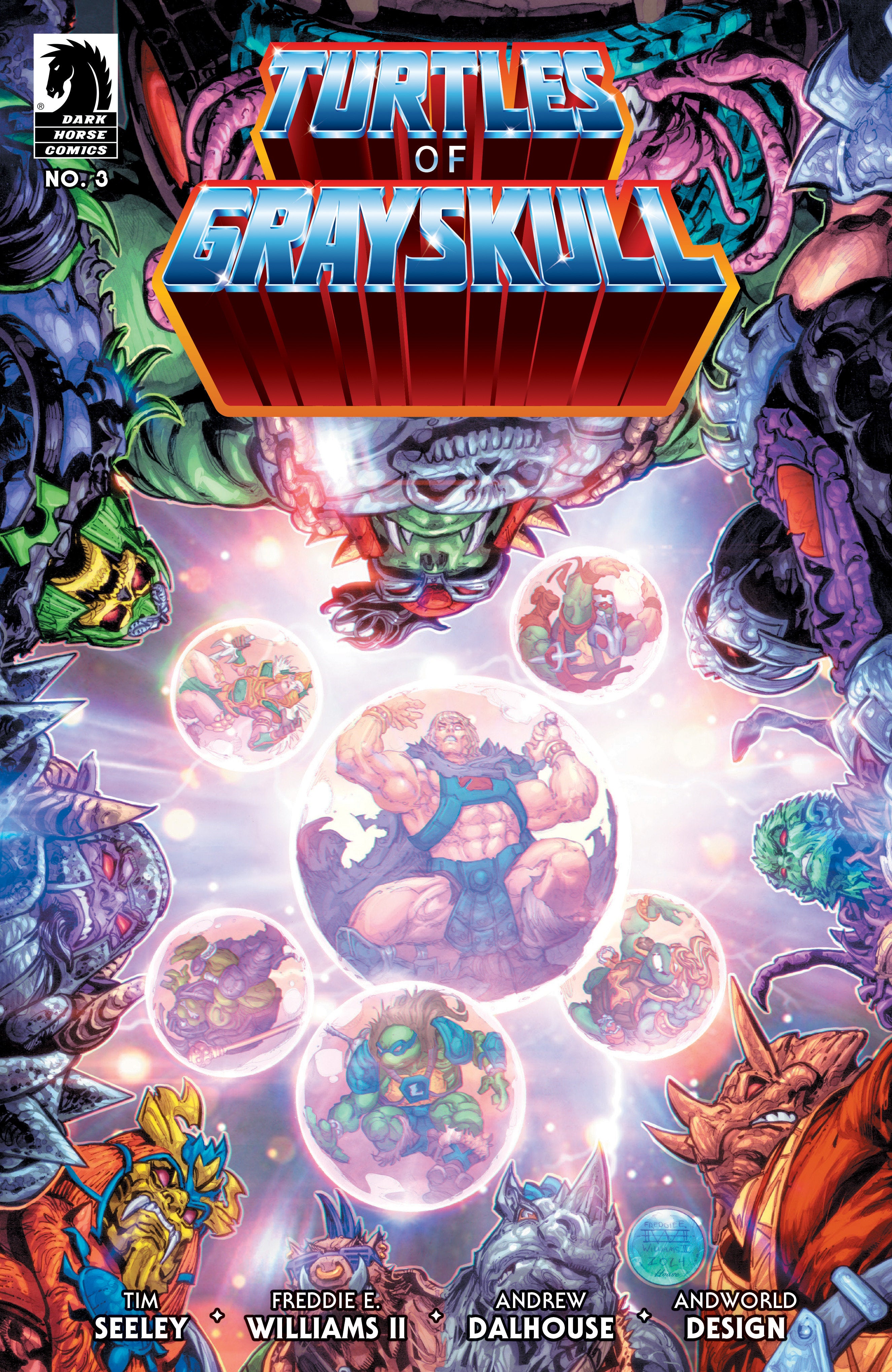 Masters Of Universe Teenage Mutant Ninja Turtles Turtles Of Grayskull #3 Cover A Willi | L.A. Mood Comics and Games