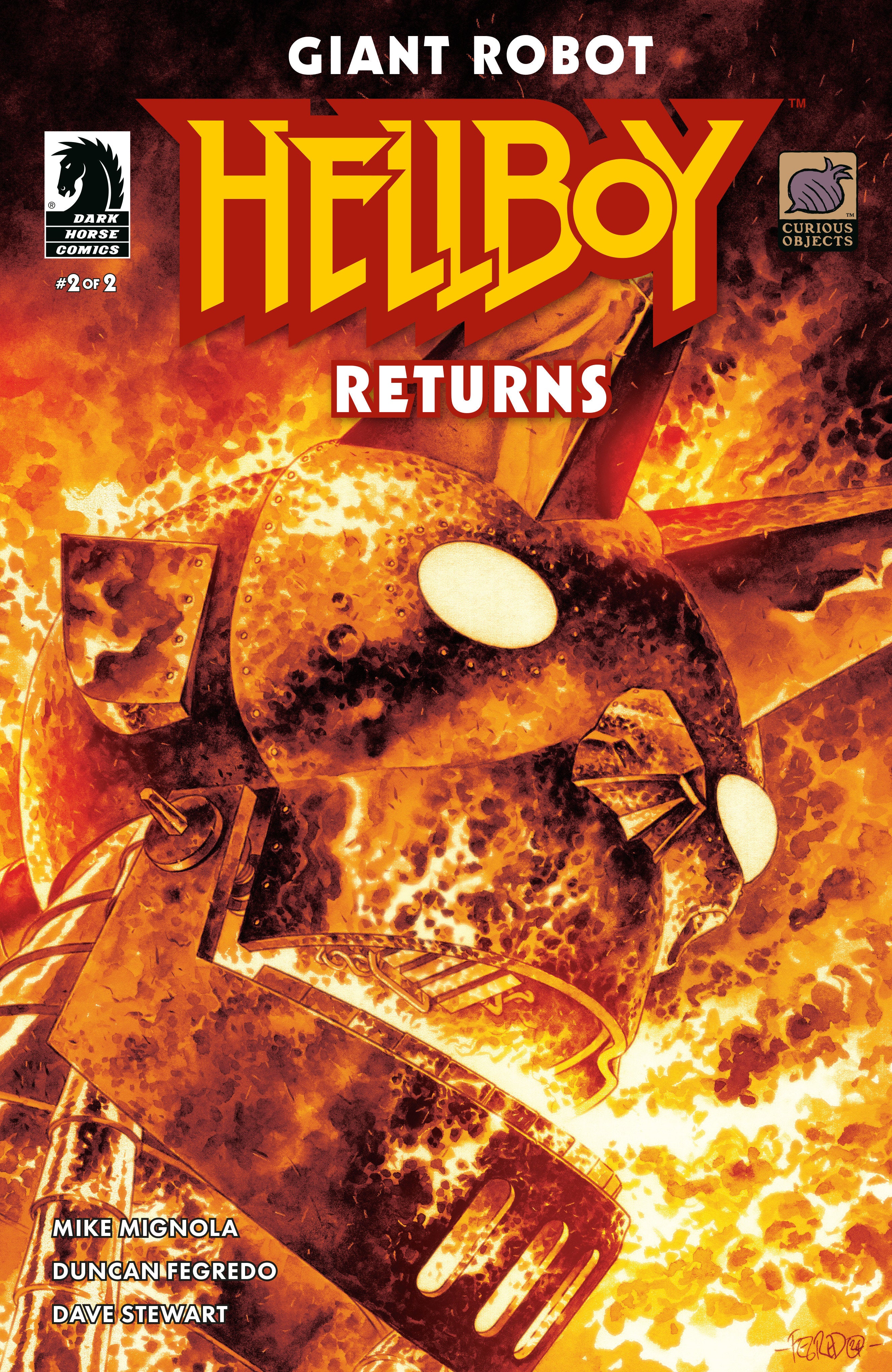 Giant Robot Hellboy Returns #2 (Cover A) (Duncan Fegredo) | L.A. Mood Comics and Games