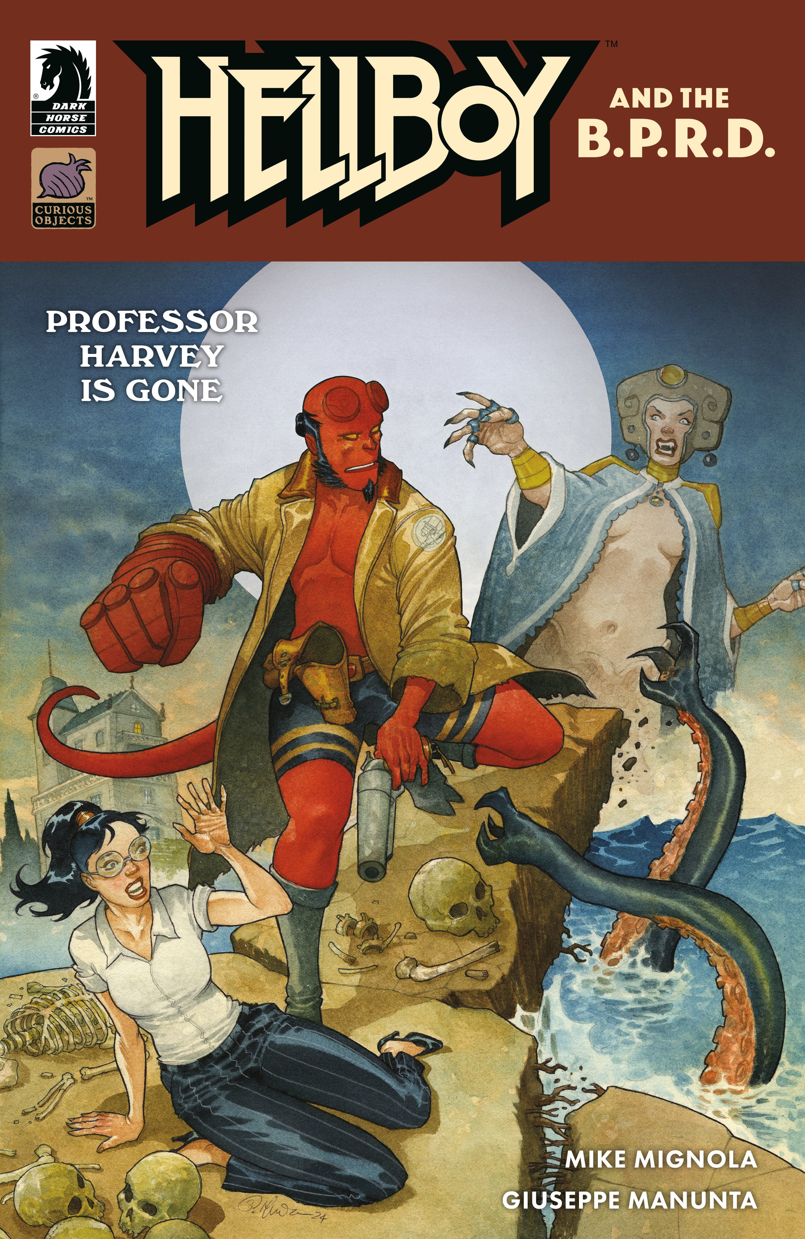 Hellboy And The B.P.R.D.: Professor Harvey Is Gone One-Shot (Cover A) (Giuseppe Manunta) | L.A. Mood Comics and Games