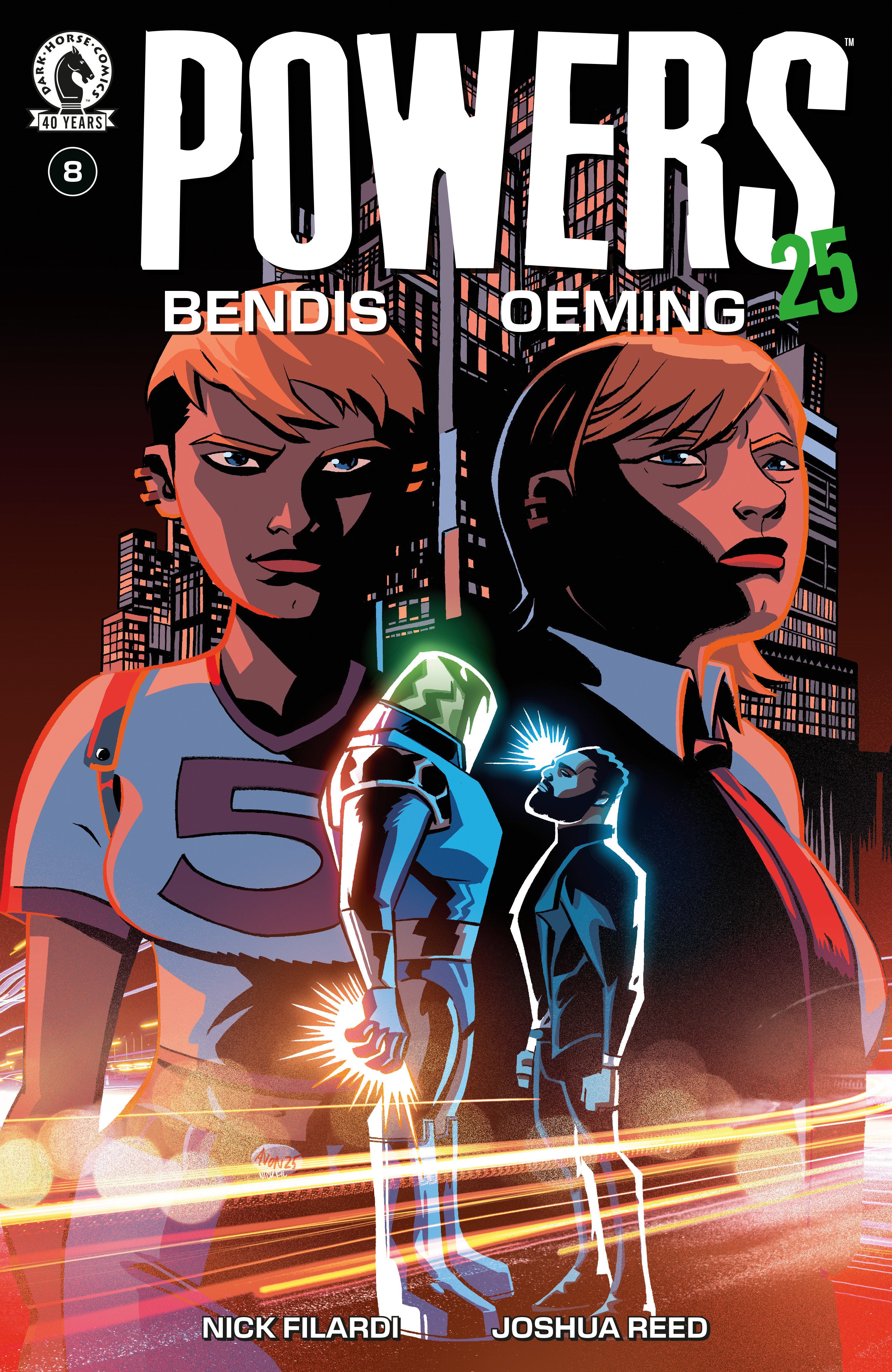 Powers 25 #8 (Cover A) (Michael Avon Oeming) | L.A. Mood Comics and Games