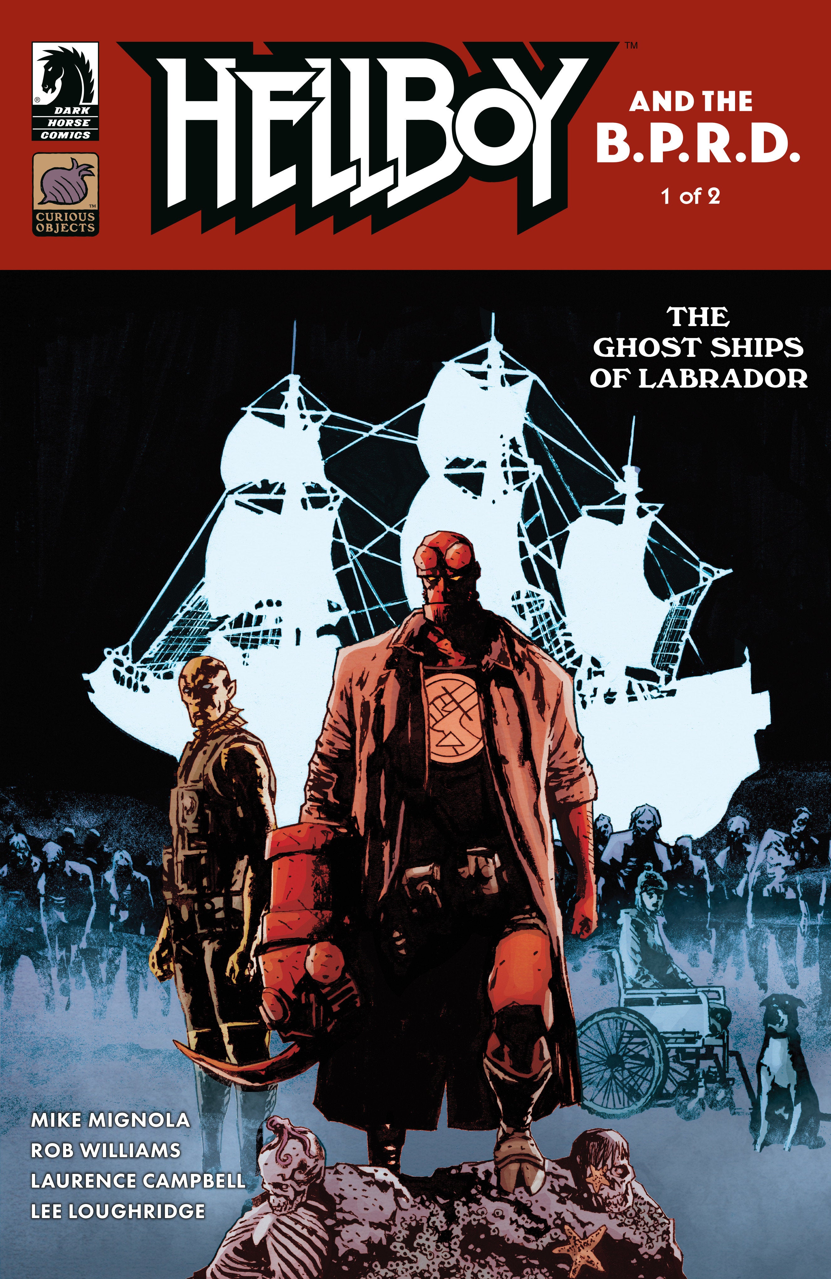 Hellboy And The B.P.R.D.: The Ghost Ships Of Labrador #1 (Cover A) (Laurence Campbell) | L.A. Mood Comics and Games