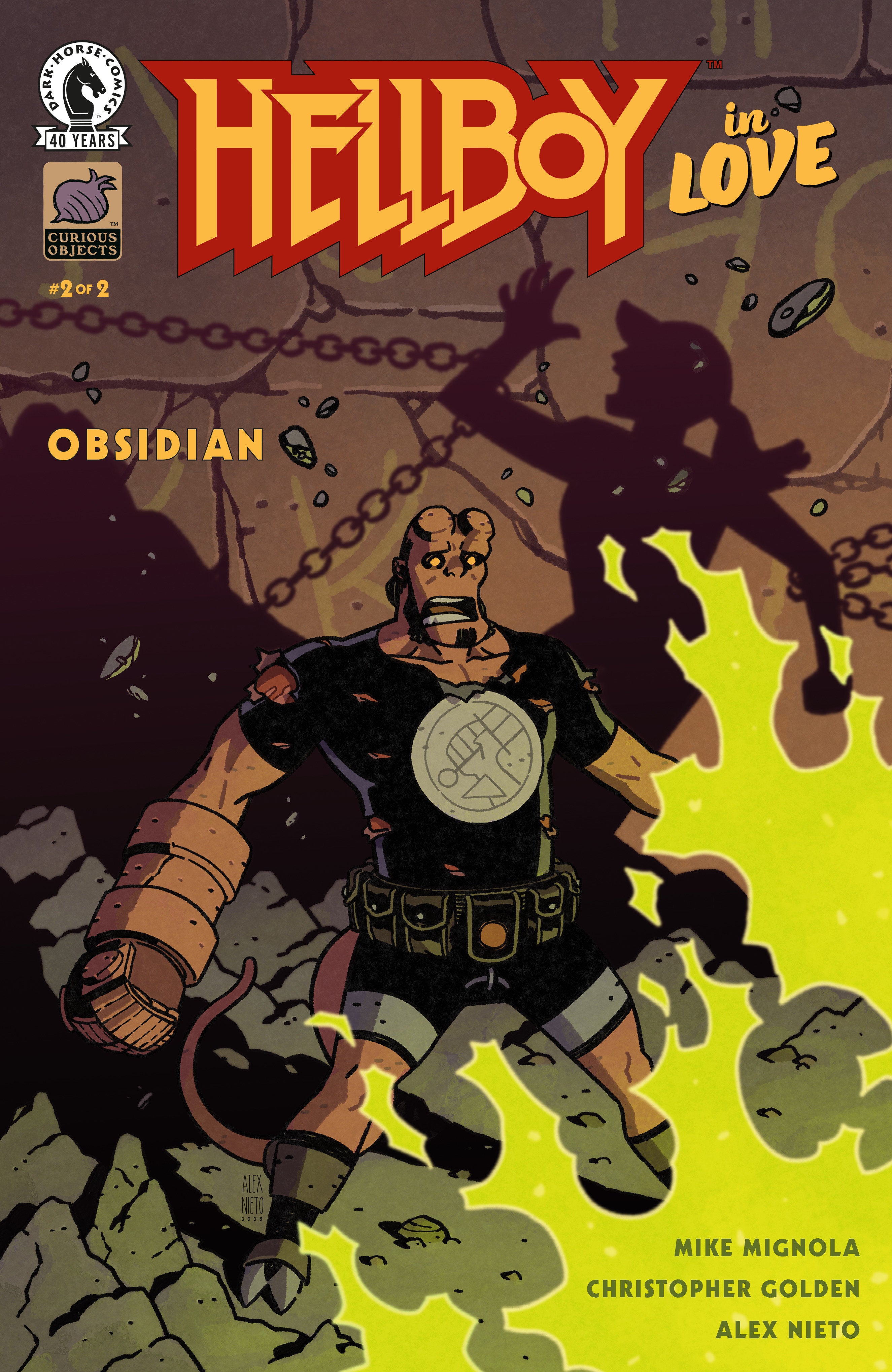 Hellboy In Love: Obsidian #2 (Cover A) (Alex Nieto) | L.A. Mood Comics and Games