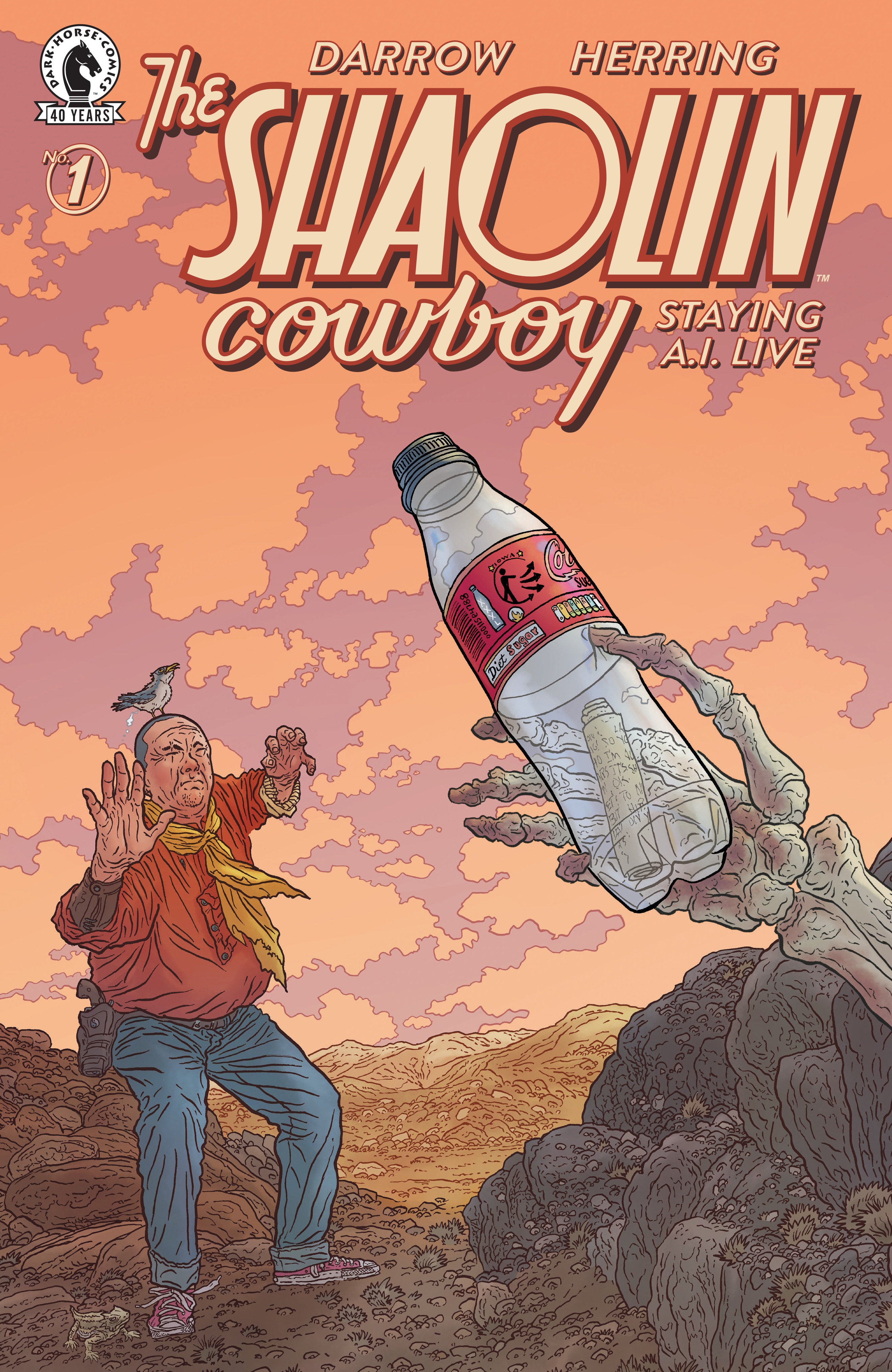 Shaolin Cowboy: Staying A.I.Live #1 (Cover A) (Geof Darrow) | L.A. Mood Comics and Games
