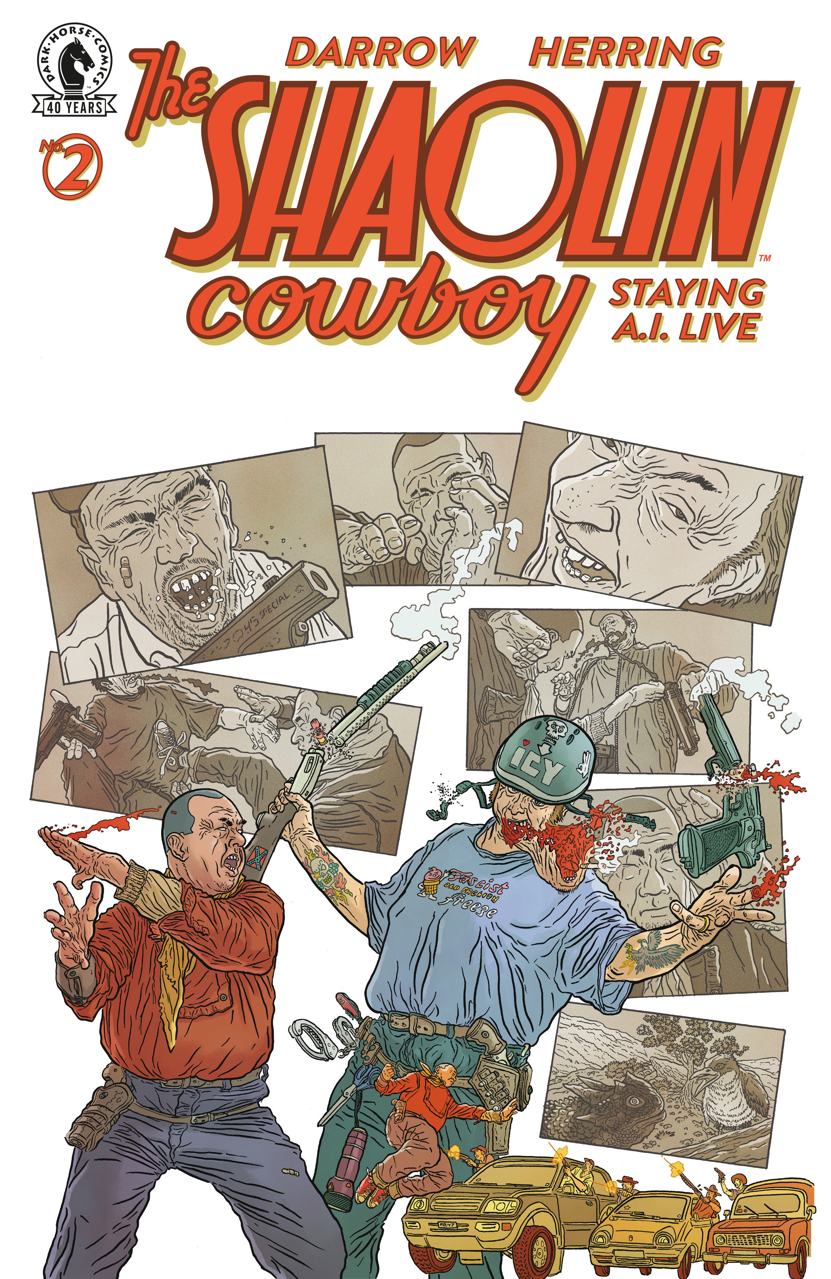 Shaolin Cowboy: Staying A.I.Live #2 (Cover A) (Geof Darrow) | L.A. Mood Comics and Games