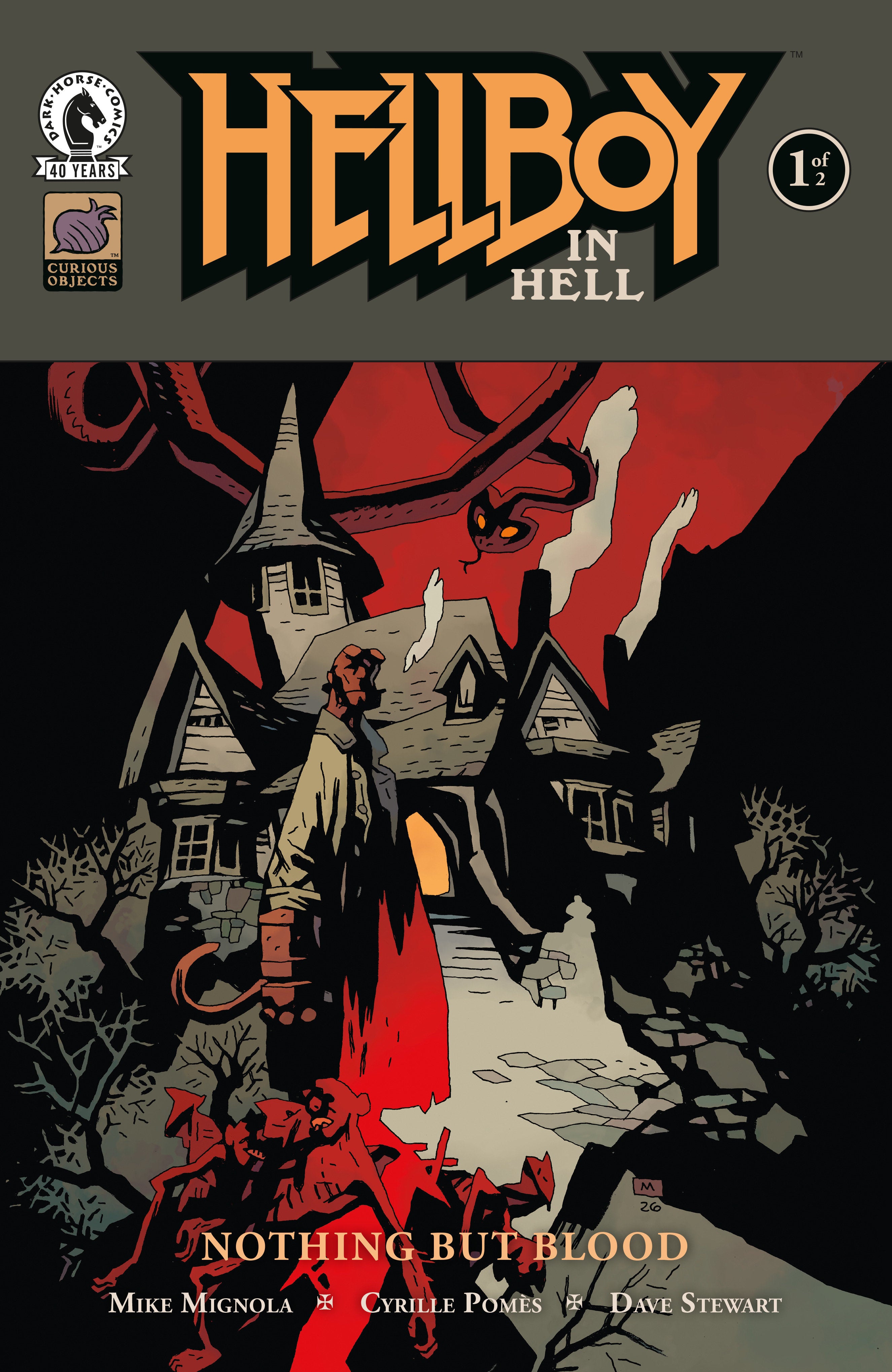 Hellboy In Hell: Nothing But Blood #1 (Cover B) (Mike Mignola) | L.A. Mood Comics and Games