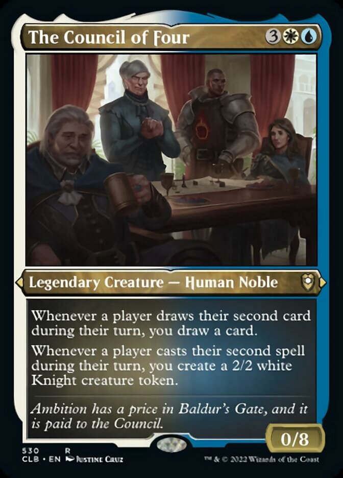 The Council of Four (Foil Etched) [Commander Legends: Battle for Baldur's Gate] | L.A. Mood Comics and Games
