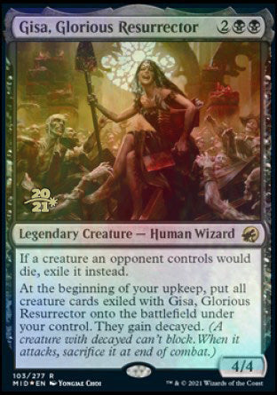 Gisa, Glorious Resurrector [Innistrad: Midnight Hunt Prerelease Promos] | L.A. Mood Comics and Games