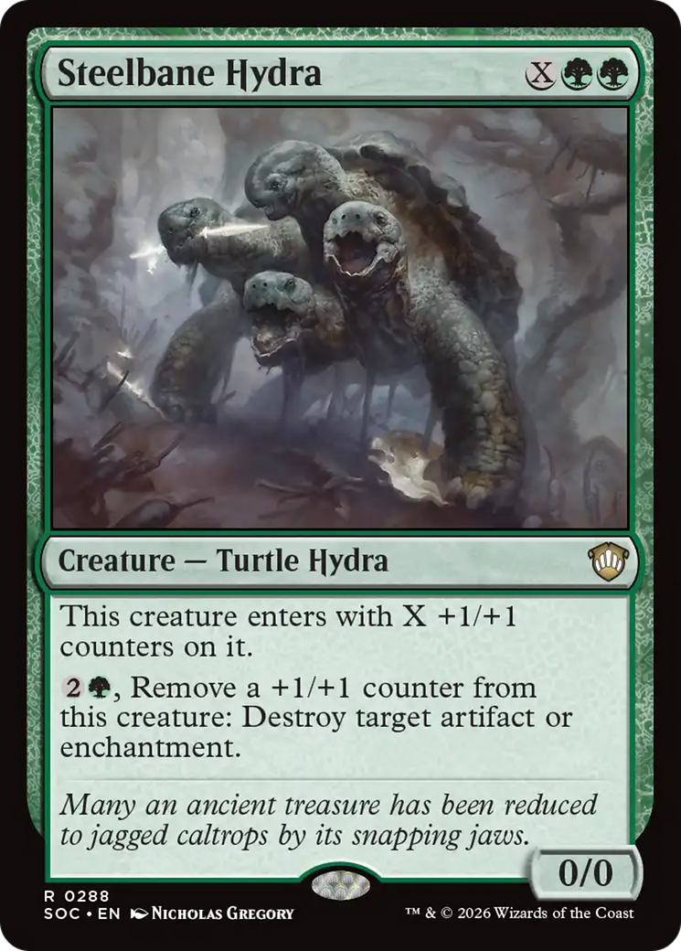 Steelbane Hydra [Secrets of Strixhaven Commander] | L.A. Mood Comics and Games