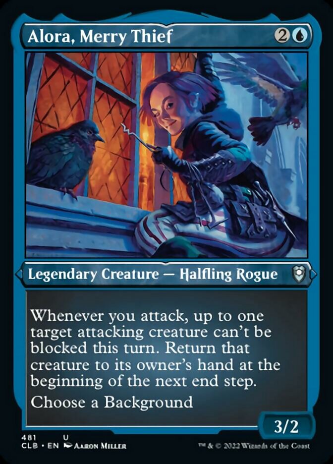 Alora, Merry Thief (Foil Etched) [Commander Legends: Battle for Baldur's Gate] | L.A. Mood Comics and Games
