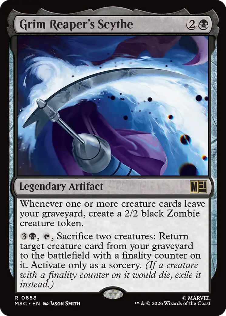 Grim Reaper's Scythe [Marvel Super Heroes Commander] | L.A. Mood Comics and Games