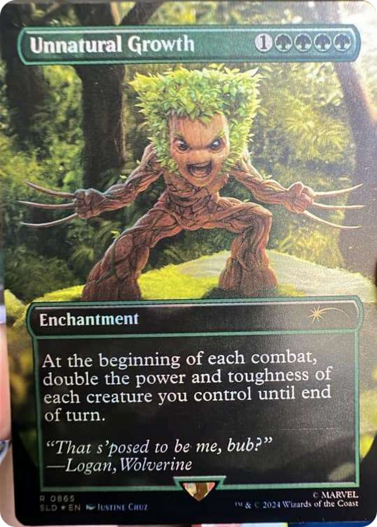 Unnatural Growth (Rainbow Foil) [Secret Lair Drop Series] | L.A. Mood Comics and Games