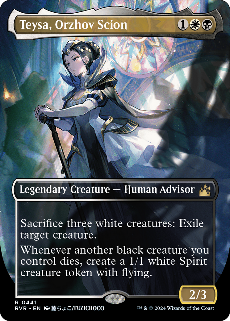 Teysa, Orzhov Scion (Anime Borderless) [Ravnica Remastered] | L.A. Mood Comics and Games