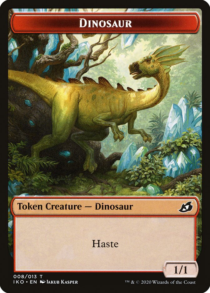 Dinosaur Token [Ikoria: Lair of Behemoths Tokens] | L.A. Mood Comics and Games