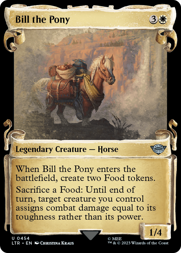 Bill the Pony [The Lord of the Rings: Tales of Middle-Earth Showcase Scrolls] | L.A. Mood Comics and Games