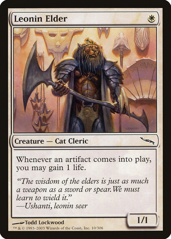 Leonin Elder [Mirrodin] | L.A. Mood Comics and Games
