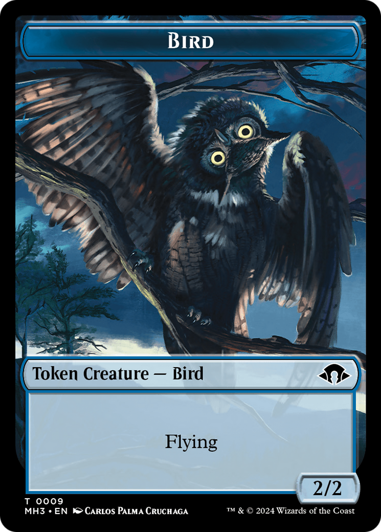 Eldrazi Spawn // Bird Double-Sided Token [Modern Horizons 3 Tokens] | L.A. Mood Comics and Games