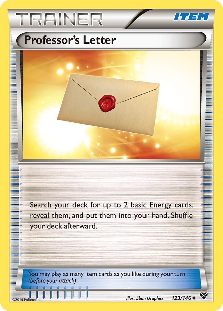 Professor's Letter (123/146) [XY: Base Set] | L.A. Mood Comics and Games