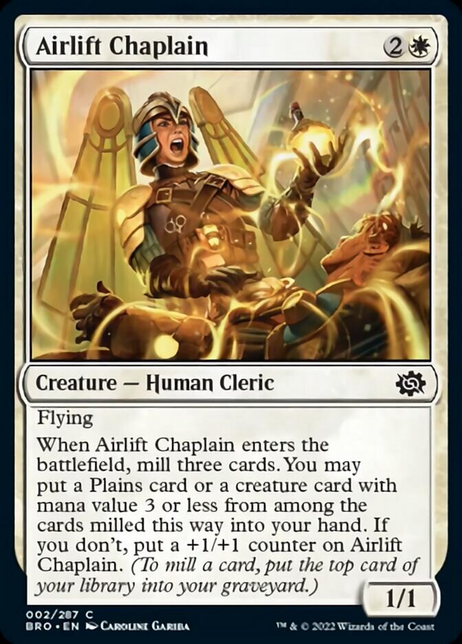 Airlift Chaplain [The Brothers' War] | L.A. Mood Comics and Games