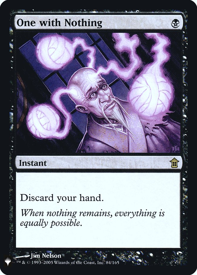 One with Nothing [Mystery Booster] | L.A. Mood Comics and Games