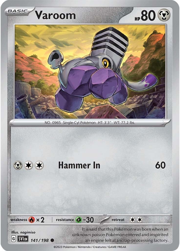 Varoom (141/198) [Scarlet & Violet: Base Set] | L.A. Mood Comics and Games